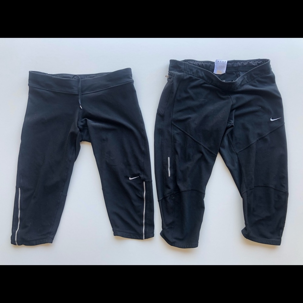 Nike Dri Fit Athletic Capris Bundle of 2